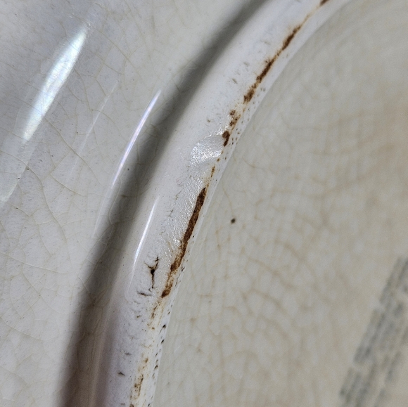 Vintage Antique McNicol Baby bowl plate Semi-porcelain Kiss and Make Up - Picture 8 of 9